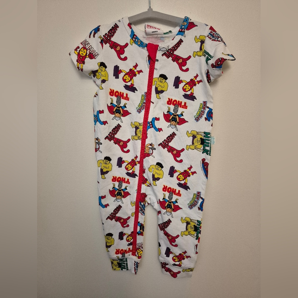 Marvel Superhero Baby Onesie